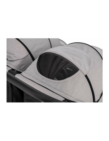 BN-82801,Carucior gemeni, FreeON, Active Twin, De la nastere pana la 22 Kg, Cadru din aluminiu, Spatar reglabil, Pliere compacta