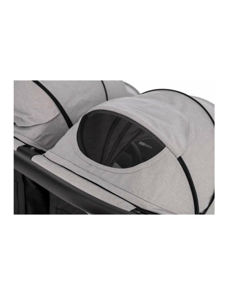 BN-82801,Carucior gemeni, FreeON, Active Twin, De la nastere pana la 22 Kg, Cadru din aluminiu, Spatar reglabil, Pliere compacta