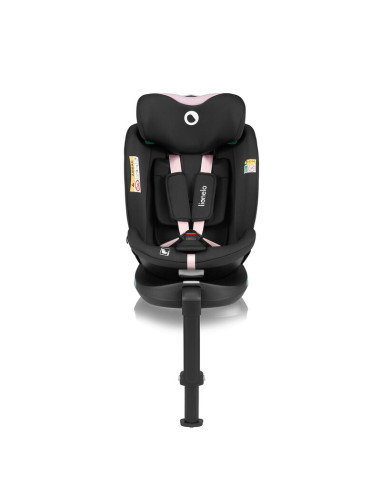 BN-LO-NAVY_I-SIZE_BLACK_PINK,Scaun auto, Lionelo, i-Size Navy, 0-36 Kg, 40-150 cm, Cu isofix si picior de fixare, Protectie late