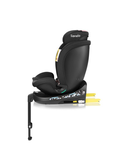 BN-LO-NAVY_I-SIZE_BLACK_PINK,Scaun auto, Lionelo, i-Size Navy, 0-36 Kg, 40-150 cm, Cu isofix si picior de fixare, Protectie late
