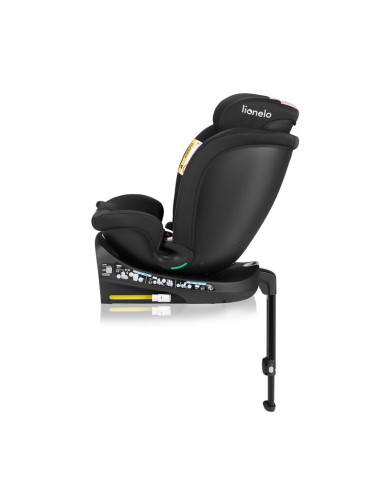BN-LO-NAVY_I-SIZE_BLACK_PINK,Scaun auto, Lionelo, i-Size Navy, 0-36 Kg, 40-150 cm, Cu isofix si picior de fixare, Protectie late