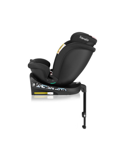 BN-LO-NAVY_I-SIZE_BLACK_PINK,Scaun auto, Lionelo, i-Size Navy, 0-36 Kg, 40-150 cm, Cu isofix si picior de fixare, Protectie late