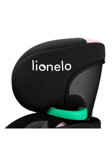 BN-LO-NAVY_I-SIZE_BLACK_PINK,Scaun auto, Lionelo, i-Size Navy, 0-36 Kg, 40-150 cm, Cu isofix si picior de fixare, Protectie late