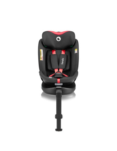 BN-LO-NAVY_I-SIZE_BLACK_RED,Scaun auto, Lionelo, i-Size Navy, 0-36 Kg, 40-150 cm, Cu isofix si picior de fixare, Protectie later