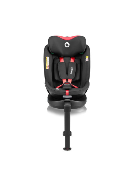 BN-LO-NAVY_I-SIZE_BLACK_RED,Scaun auto, Lionelo, i-Size Navy, 0-36 Kg, 40-150 cm, Cu isofix si picior de fixare, Protectie later