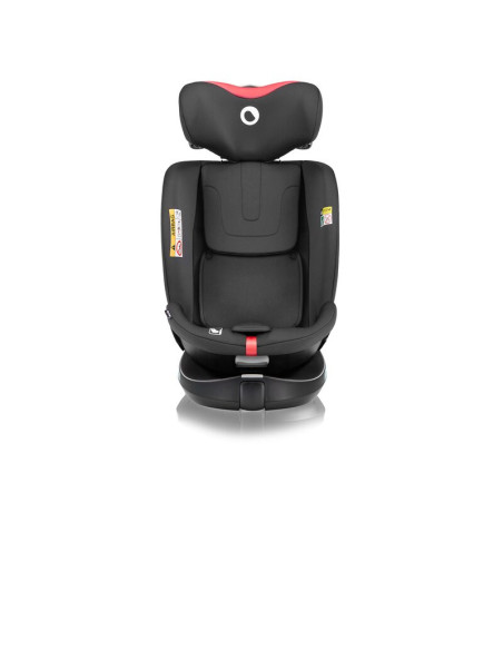 BN-LO-NAVY_I-SIZE_BLACK_RED,Scaun auto, Lionelo, i-Size Navy, 0-36 Kg, 40-150 cm, Cu isofix si picior de fixare, Protectie later
