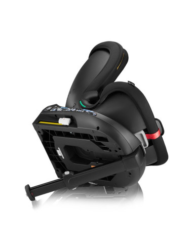 BN-LO-NAVY_I-SIZE_BLACK_RED,Scaun auto, Lionelo, i-Size Navy, 0-36 Kg, 40-150 cm, Cu isofix si picior de fixare, Protectie later