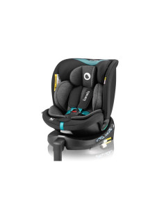 BN-LO-NAVY_I-SIZE_BLACK_TURQUOISE,Scaun auto, Lionelo, i-Size Navy, 0-36 Kg, 40-150 cm, Cu isofix si picior de fixare, Protectie