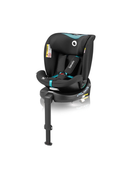 BN-LO-NAVY_I-SIZE_BLACK_TURQUOISE,Scaun auto, Lionelo, i-Size Navy, 0-36 Kg, 40-150 cm, Cu isofix si picior de fixare, Protectie
