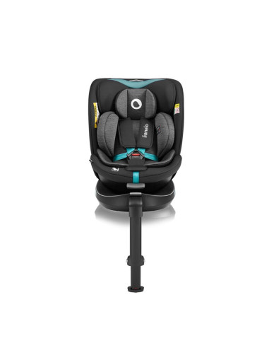 BN-LO-NAVY_I-SIZE_BLACK_TURQUOISE,Scaun auto, Lionelo, i-Size Navy, 0-36 Kg, 40-150 cm, Cu isofix si picior de fixare, Protectie
