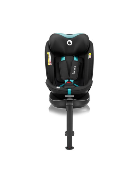 BN-LO-NAVY_I-SIZE_BLACK_TURQUOISE,Scaun auto, Lionelo, i-Size Navy, 0-36 Kg, 40-150 cm, Cu isofix si picior de fixare, Protectie