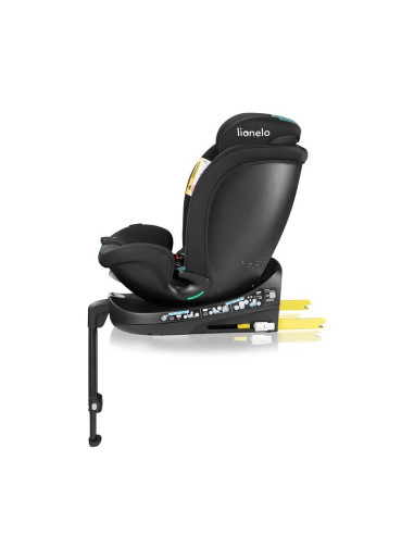 BN-LO-NAVY_I-SIZE_BLACK_TURQUOISE,Scaun auto, Lionelo, i-Size Navy, 0-36 Kg, 40-150 cm, Cu isofix si picior de fixare, Protectie