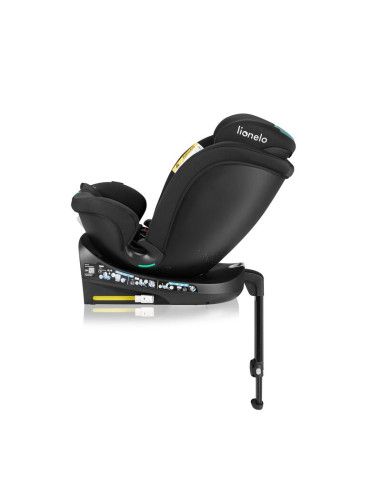 BN-LO-NAVY_I-SIZE_BLACK_TURQUOISE,Scaun auto, Lionelo, i-Size Navy, 0-36 Kg, 40-150 cm, Cu isofix si picior de fixare, Protectie