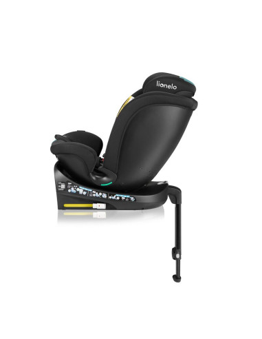 BN-LO-NAVY_I-SIZE_BLACK_TURQUOISE,Scaun auto, Lionelo, i-Size Navy, 0-36 Kg, 40-150 cm, Cu isofix si picior de fixare, Protectie