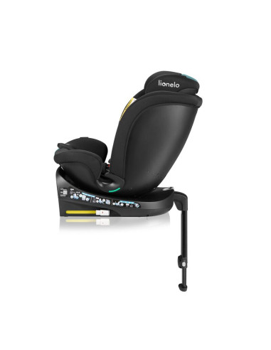 BN-LO-NAVY_I-SIZE_BLACK_TURQUOISE,Scaun auto, Lionelo, i-Size Navy, 0-36 Kg, 40-150 cm, Cu isofix si picior de fixare, Protectie
