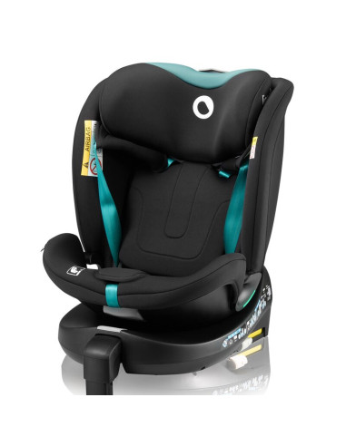 BN-LO-NAVY_I-SIZE_BLACK_TURQUOISE,Scaun auto, Lionelo, i-Size Navy, 0-36 Kg, 40-150 cm, Cu isofix si picior de fixare, Protectie