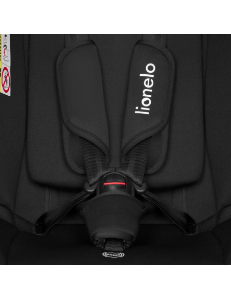 BN-LO-IZZY_I-SIZE_BLACK_CARBON,Scaun auto, Lionelo, i-Size Izzy, 0-36 Kg, 40-150 cm, Instalare cu centurile masinii, Protectie l