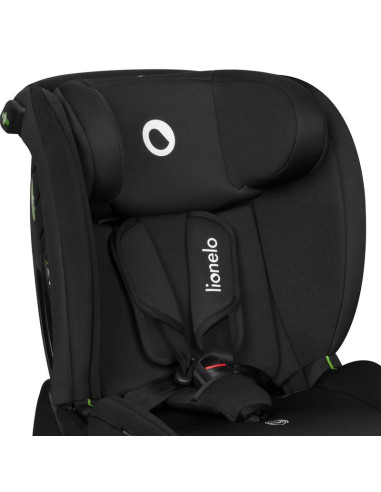 BN-LO-IZZY_I-SIZE_BLACK_CARBON,Scaun auto, Lionelo, i-Size Izzy, 0-36 Kg, 40-150 cm, Instalare cu centurile masinii, Protectie l