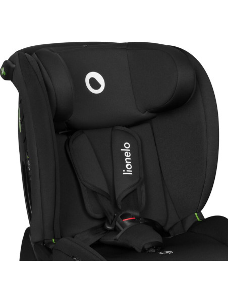 BN-LO-IZZY_I-SIZE_BLACK_CARBON,Scaun auto, Lionelo, i-Size Izzy, 0-36 Kg, 40-150 cm, Instalare cu centurile masinii, Protectie l