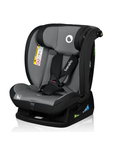 BN-LO-IZZY_I-SIZE_BLACK_GREY,Scaun auto, Lionelo, i-Size Izzy, 0-36 Kg, 40-150 cm, Instalare cu centurile masinii, Protectie lat