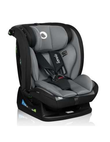 BN-LO-IZZY_I-SIZE_BLACK_GREY,Scaun auto, Lionelo, i-Size Izzy, 0-36 Kg, 40-150 cm, Instalare cu centurile masinii, Protectie lat
