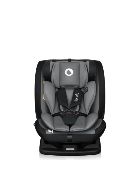 BN-LO-IZZY_I-SIZE_BLACK_GREY,Scaun auto, Lionelo, i-Size Izzy, 0-36 Kg, 40-150 cm, Instalare cu centurile masinii, Protectie lat