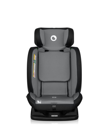 BN-LO-IZZY_I-SIZE_BLACK_GREY,Scaun auto, Lionelo, i-Size Izzy, 0-36 Kg, 40-150 cm, Instalare cu centurile masinii, Protectie lat