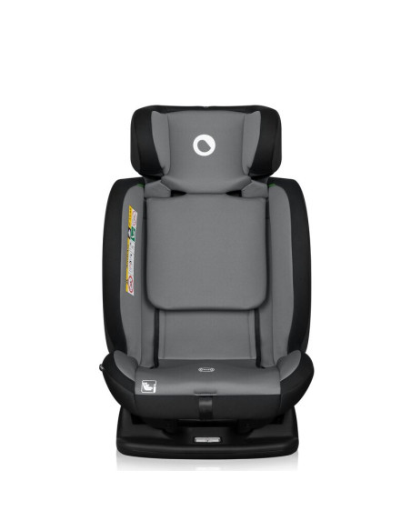 BN-LO-IZZY_I-SIZE_BLACK_GREY,Scaun auto, Lionelo, i-Size Izzy, 0-36 Kg, 40-150 cm, Instalare cu centurile masinii, Protectie lat