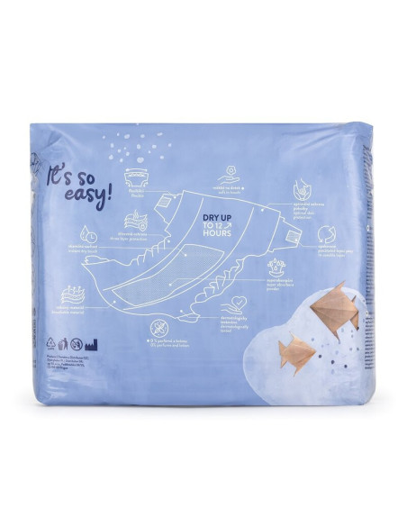 BN-252210,Set 44 scutece, Feedo, Junior, De unica folosinta, Pentru 11-16 kg, 0 luni+