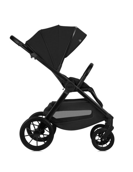 BN-LO-LAYLA_2IN1_BLACK_ONYX,Carucior 2 in 1, Lionelo, Layla, Pana la 22 kg, Cadru aluminiu, Cu landou intarit si salteluta din s