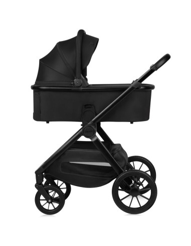 BN-LO-LAYLA_2IN1_BLACK_ONYX,Carucior 2 in 1, Lionelo, Layla, Pana la 22 kg, Cadru aluminiu, Cu landou intarit si salteluta din s