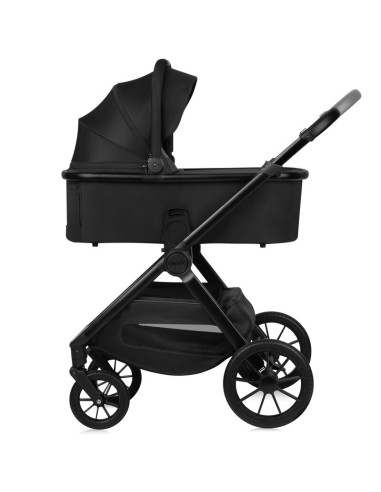 BN-LO-LAYLA_2IN1_BLACK_ONYX,Carucior 2 in 1, Lionelo, Layla, Pana la 22 kg, Cadru aluminiu, Cu landou intarit si salteluta din s