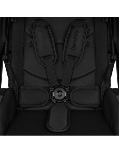 BN-LO-LAYLA_2IN1_BLACK_ONYX,Carucior 2 in 1, Lionelo, Layla, Pana la 22 kg, Cadru aluminiu, Cu landou intarit si salteluta din s