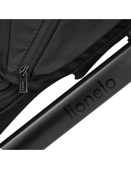 BN-LO-LAYLA_2IN1_BLACK_ONYX,Carucior 2 in 1, Lionelo, Layla, Pana la 22 kg, Cadru aluminiu, Cu landou intarit si salteluta din s