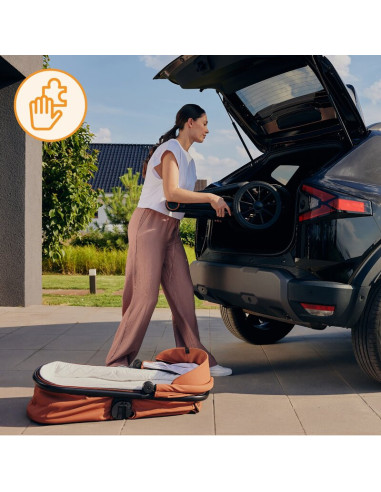 BN-LO-LAYLA_2IN1_BLACK_ONYX,Carucior 2 in 1, Lionelo, Layla, Pana la 22 kg, Cadru aluminiu, Cu landou intarit si salteluta din s