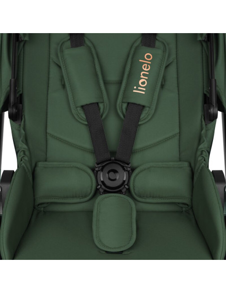 BN-LO-LAYLA_2IN1_GREEN_FOREST,Carucior 2 in 1, Lionelo, Layla, Pana la 22 kg, Cadru aluminiu, Cu landou intarit si salteluta din