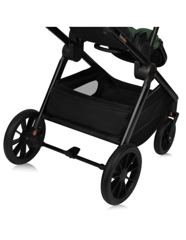 BN-LO-LAYLA_2IN1_GREEN_FOREST,Carucior 2 in 1, Lionelo, Layla, Pana la 22 kg, Cadru aluminiu, Cu landou intarit si salteluta din