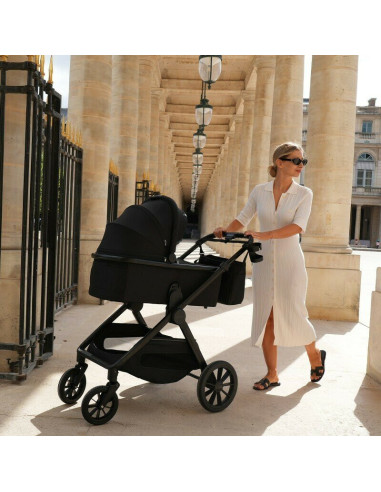 BN-LO-LAYLA_2IN1_GREEN_FOREST,Carucior 2 in 1, Lionelo, Layla, Pana la 22 kg, Cadru aluminiu, Cu landou intarit si salteluta din