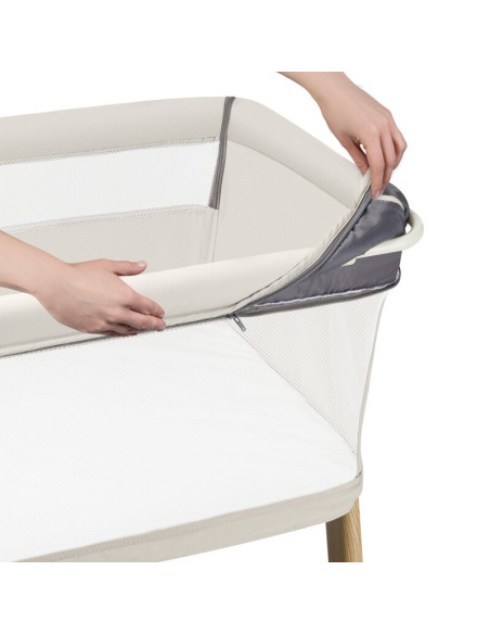 BN-LO-THOMI_PLUS_BEIGE_SAND,Patut co-sleeper, Lionelo, Thomi Plus, 5 in 1, Multifunctional, Sustine pana la 9 kg ca patut, 15 kg