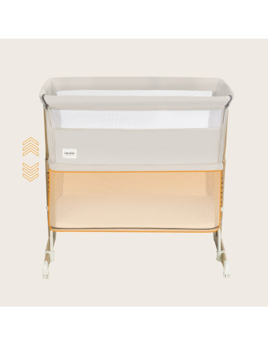 BN-LO-THOMI_PLUS_BEIGE_SAND,Patut co-sleeper, Lionelo, Thomi Plus, 5 in 1, Multifunctional, Sustine pana la 9 kg ca patut, 15 kg