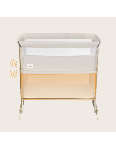 BN-LO-THOMI_PLUS_BEIGE_SAND,Patut co-sleeper, Lionelo, Thomi Plus, 5 in 1, Multifunctional, Sustine pana la 9 kg ca patut, 15 kg