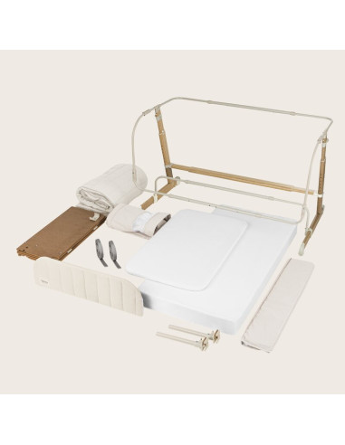 BN-LO-THOMI_PLUS_BEIGE_SAND,Patut co-sleeper, Lionelo, Thomi Plus, 5 in 1, Multifunctional, Sustine pana la 9 kg ca patut, 15 kg