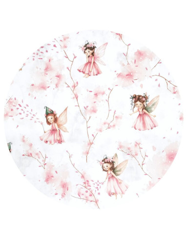 BN-6426972026895,Cearceaf cu elastic, Qmini, Pentru patut co-sleeper, Aurora, Dimensiune 76 x 43 cm, Din bumbac certificat Oeko 