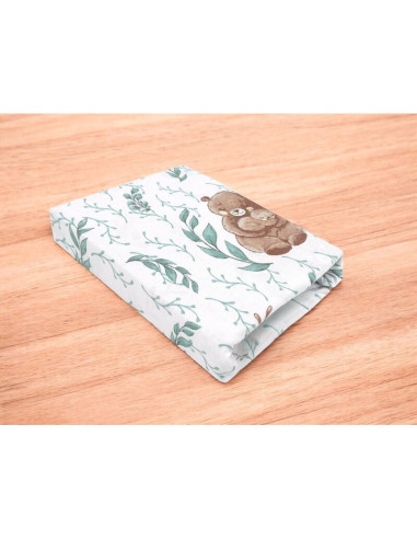 BN-6426972026901,Cearceaf cu elastic, MimiNu, Pentru patut co-sleeper, Aurora, Dimensiune 76 x 43 cm, Din bumbac certificat Oeko