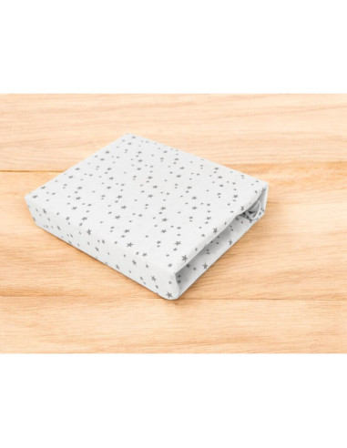 BN-6426972026918,Cearceaf cu elastic, MimiNu, Pentru patut co-sleeper, Aurora, Dimensiune 76 x 43 cm, Din bumbac certificat Oeko