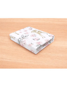 BN-6426972026925,Cearceaf cu elastic, MimiNu, Pentru patut co-sleeper, Aurora, Dimensiune 76 x 43 cm, Din bumbac certificat Oeko 2