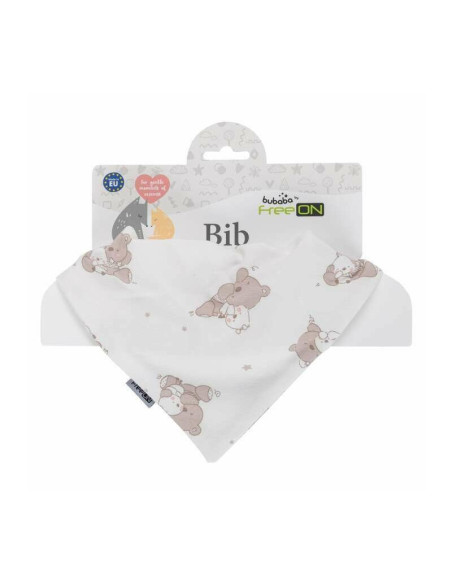 BN-84638,Set 2 bavete, Bubaba, Tip bandana, Cu 2 straturi pentru protectie optima, Bumbac, Hearts
