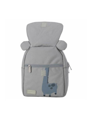 BN-82184,Ghiozdanel, FreeON, Little Explorer, Cu 2 compartimente, Cu buzunare laterale, Inchidere cu fermoar, Bretele si spate c