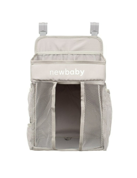 BN-56135,Organizator pentru patut, New Baby, Tiny Tidy, Pentru depozitare necesitati bebe sau jucarii, Bine compartimentat, Cu b