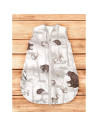BN-6426972026819,Sac de dormit, MimiNu, Pentru bebelusi, De iarna, Din bumbac certificat Oeko Tex Standard 100, Cu fermoar, 74 c